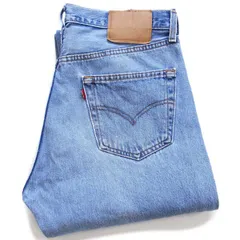 90s USA製 Levi'sリーバイス 501 デニムパンツ W34 L36★162 オールド ビンテージ ジーンズ ストレート ダメージ ヒゲ