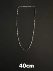 ベネチアンチェーンネックレス シルバー 2mm 40cm DH