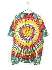 古着 80s USA製 Grateful Dead 「Steal Your Face」 デッドヘッド ロック バンド タイダイ Tシャツ XL
