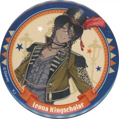 【中古】バッジ・ビンズ レオナ・キングスカラー 「ディズニー ツイステッドワンダーランド トレーディング75mm缶バッジ プレイフル・ドレスVer.」 アニメイトガールズフェスティバル2024グッズ