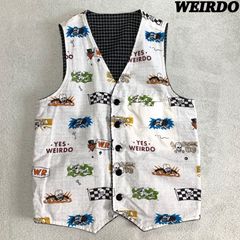WIRDO】 ウィアード ユーズド加工 ピンナップガールプリント ワーク