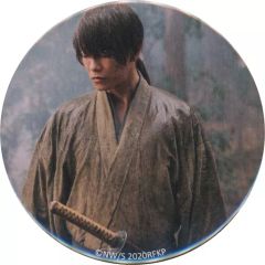 [중고] 배지 핀스 사토 켄(緋村剣心/눈닫기) 캔 배지 [루로니 검심 최종장 The Final/The Beginning]