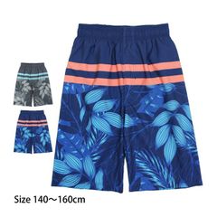 【新品 在庫処分】 水着 男の子 海パン キッズ ジュニア 子供 サーフパンツ ロング丈 サーフトランクス 海水パンツ 140cm 150cm 855670