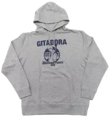 【中古】アウターウェア ひまわり＊パンチ 弦 パーカー グレー メンズXXLサイズ 「GITADORA NEX+AGE」