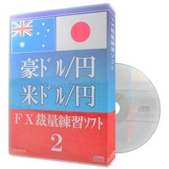 FX裁量練習ソフト２　豪ドル/円　米ドル/円