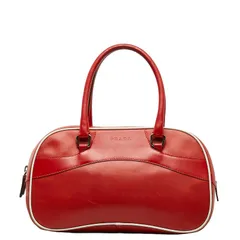 プラダ ハンドバッグ ボーリングバッグ BL0067 レッド レザー レディース PRADA【1-0135281】のサムネイル