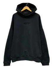 ESSENTIALS (エッセンシャルズ) ロゴ パーカー XL ブラック 黒 メンズ/091