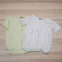 ◇ 《 Kastane カスタネ まとめ売り2点セット サイズF キャミソール付き 透け感 カットソー レディース 》 E  【1308290067529】