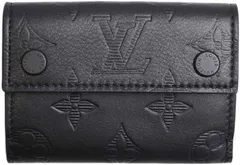 【1点限り】【未使用】ルイ ヴィトン LOUIS VUITTON モノグラム シャドウ ディスカバリーコンパクトウォレット M67631 ブラック■L28565YER-250216-30K