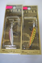 スミス　スティル　40mm　1.4g　ＳＴＩＬＬ　　　2個セット　　01.ワカサギ　　04.金ヤマメ