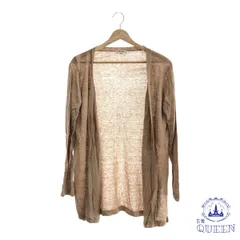 ☆美品☆ INGNI イング トップス カーディガン 長袖 レディース ベージュ M アンゴラ901-5149 送料無料 古着