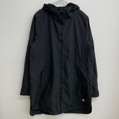 CHAMPION ウィンドブレーカー フード 内ポケット付き ビッグサイズ ブラック【メンズXL】