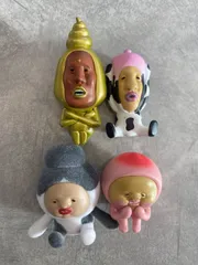 【４個セット】　こびとづかん おすわりマスコット 2 1 こびとずかん　こびと図鑑　イチゴクレナイ　バイブスマダラ　アラシクロバネ　タカラコガネ　カクレケダマ　シノビイエコビト　カクレモモジリ　シークレット　スモモノウチ　リトルハナガシラ　シボリオオチチ