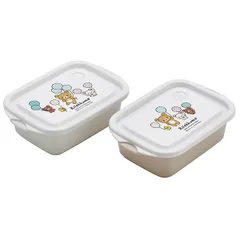 San-X リラックマ「ふわっと風船/抗菌シールボックス500ml 2個入」