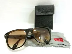 レイバン Ray Ban 折り畳み サングラス RB4105 710/51 54□20 2N ウェイファーラー フォールディング 収納ケース付 ヴィンテージ 中古 ■