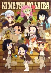 【中古】クリアファイル 集合(ミニキャラ) オリジナルA4クリアファイル 「鬼滅の刃×サンシャインシティ 全集中!太陽の都市伝説 第弐章」 オリジナル重ね捺しスタンプラリー購入特典 第2弾