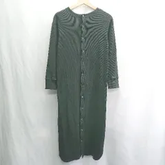 ◇ ⊆ SHIPS シップス リブ 長袖 ロングカーディガン サイズ表記なし ブラック レディース E  【1502180016684】