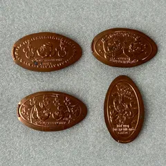 ディズニーリゾートライン・TDL TOONTOWN スーベニアメダル 4枚セット