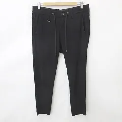 ニコルクラブフォーメン NICOLE CLUB FOR MEN パンツ イージーパンツ ロング ストレッチ 黒 ブラック 48のサムネイル