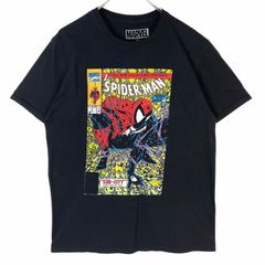 スパイダーマンTシャツ ブラックスパイダーマンTシャツ シンビオート
