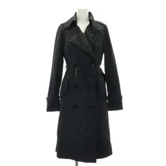 バーバリーブラックレーベル BURBERRY BLACK LABEL チェック ライナー付き トレンチコート ロング ベルト付き 38 黒 ブラック /MI ■OSのサムネイル