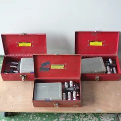 [送料無料] 3箱まとめ売り！セット◆VESSEL アイリスオーヤマ ラチェット ドリル ビット ソケット 等 工具 道具 作業箱 工具箱 先端 パーツ ベッセル◆