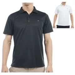 トミーヒルフィガー ゴルフ ポロシャツ メンズ 半袖 シャツ 吸水速乾 UVカット ゴルフウェア ブランド 無地 ロゴ 春 夏 秋 THMA493