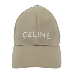 CELINE ベージュキャップ グレージュ 巾着袋おまけ付き 2025年最新】セリーヌ キャップ ベージュの人気アイテム - メルカリ