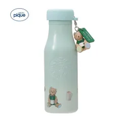 【新品】【ミントグリーン】gelato pique STARBUCKS　リッドカバーベアチャーム付きステンレスボトル ミントグリーン 473ml ジェラートピケ