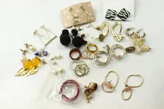 リング・ピアス・イヤリング 16点セット 未使用有 パールモチーフなど アクセサリー まとめて 大量 レディース accessory 【中古】