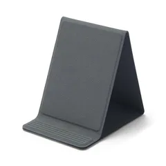 【新品】 無印良品 折りたためるスマホスタンド ・約幅７２×奥行９３×高さ８ｍｍ ダークグレー 1