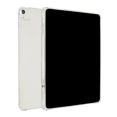 新品 Ryo楽々生活館 iPad Air 13 インチ (M2) ケース 2024モデル クリア ipad Air 13インチ 2024年 発売 保護 カバー タッチペン収納ホルダー付き TPU ソフト 耐衝撃 アイパッド エア 13 M2 2024 保護ケー