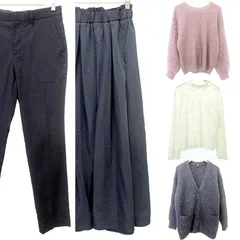 ユニクロ UNIQLO GU 5点セット まとめ売り ニット スカート パンツ M-Lサイズ A0620