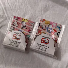 サンリオ サンリオキャラクターズ マスキングテープ ハローキティ50th