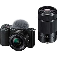 【新品同様】SONY(ソニー) VLOGCAM ミラーレス一眼カメラ ZV-E10Y  ダブルズームレンズキット  ブラック