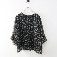 340】SEVEN TEN フラワーシフォンブラウス S チュニック 完売品 - メルカリ