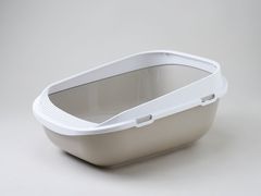 【撮影サンプル品】メガトレー グレー【ネコトイレ 猫トイレ ビッグサイズ】※クリーニング済み。