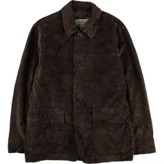 古着 90~00年代 エルエルビーン L.L.Bean スエードレザージャケット ハンティングジャケット メンズM相当/eaa562154