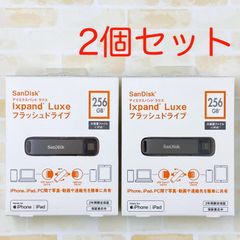 SanDisk Ixpand Luxe フラッシュドライブ 256GB R22Z003A【2個セット】