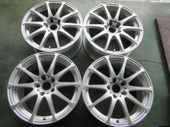 送料込み！　スタッドレス用などに・・・　17インチ　8.0J　114.3　5H　+38　アルミホイール4枚セット