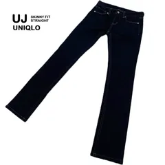 【UNIQLO/ユニクロ】UJ SKINNY FIT STRAIGHT ユニクロジーンズ スキニー ストレートデニム ミドルライズ（中古）