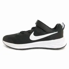 ナイキ NIKE ナイキ レボリューション 6 スニーカー シューズ ベルクロ DD1095-003 US2.5Y 21.5cm 黒 ブラック