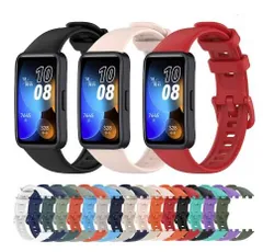 Huawei Band 8/9/10 交換シリコンバンド ストラップ バックル止めタイプ
