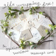 ギフトラッピング無料／メッセージカード有料