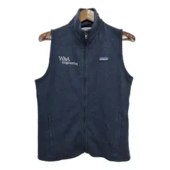 patagonia パタゴニア ベターセーター フリースベスト アウトドア ネイビー (メンズ L) 中古 古着 S0599