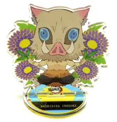 【中古】アクリルスタンド・アクリルパネル 嘴平伊之助 「鬼滅の刃×ローソン ぺたん娘トレーディングアクリルスタンド -雅華-」