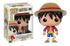 アニメ フィギュア Funko POP アニメーション ワンピース モンキー D ルフィ 98 キャラクター ビニール製 独特 デフォルメ 並行輸入品