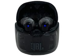 JBL (ジェイビーエル) Tune Flex Ghost Edition 2ウェイオープンイヤー完全ワイヤレスイヤホン Bluetooth 「スケルトン」デザイン オープンスタイルモデル 215-JUK025 ブラック 家電/004
