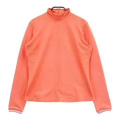 サイズ：M NIKE GOLF ナイキゴルフ  ハイネック 長袖Tシャツ  オレンジ系 [240101285731]# ゴルフウェア レディース ストスト