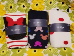 70㎝ - 80㎝ 新品 タイツ ミニー ディズニー 白 紺 赤 babyGAP